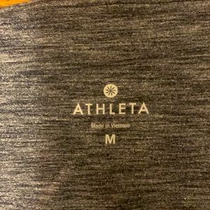 Athleta yoga leggings medium black/gray